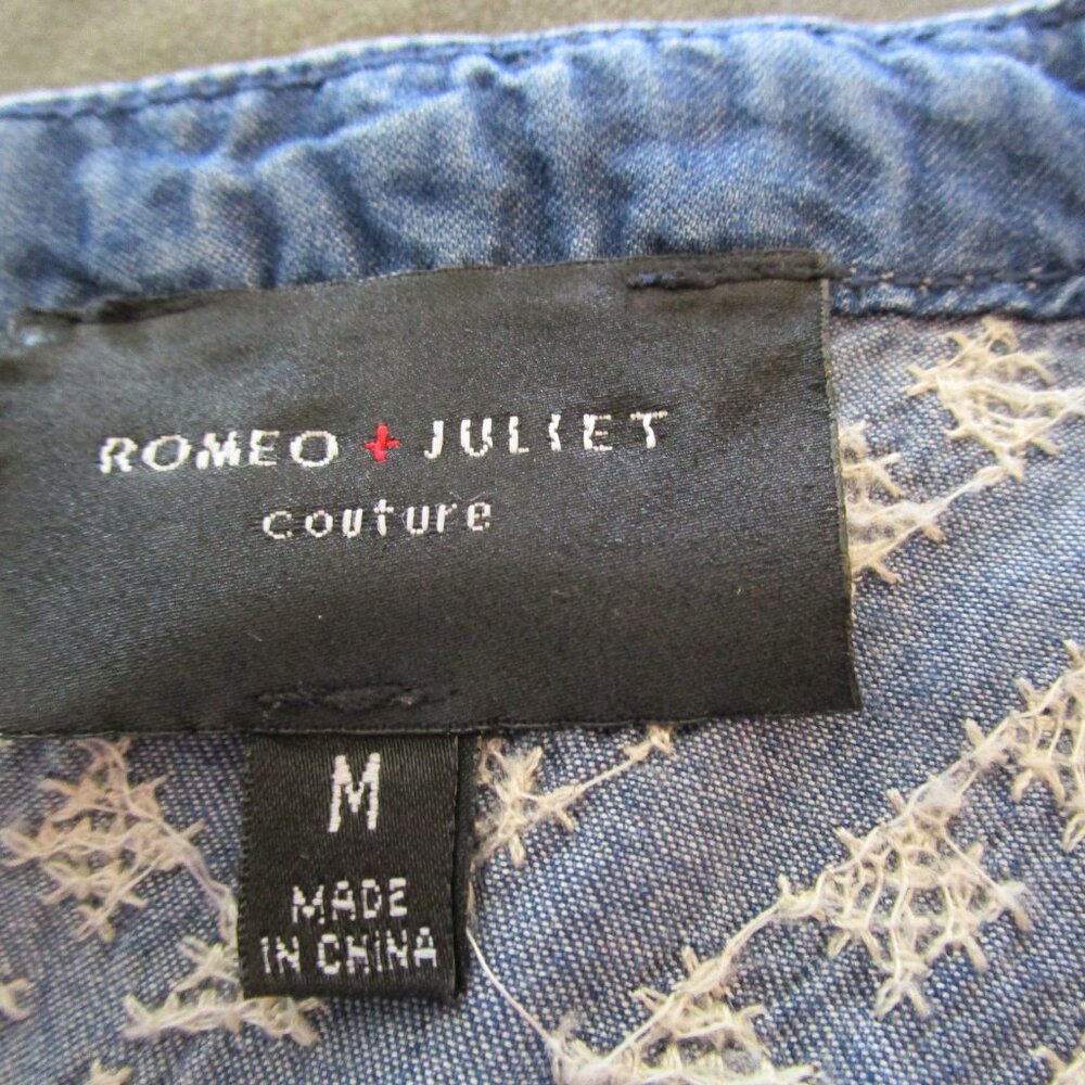 Romeo and Juliet Couture Size M Mini Dress or Tunic Embroidered  Dress - Picture 5 of 6
